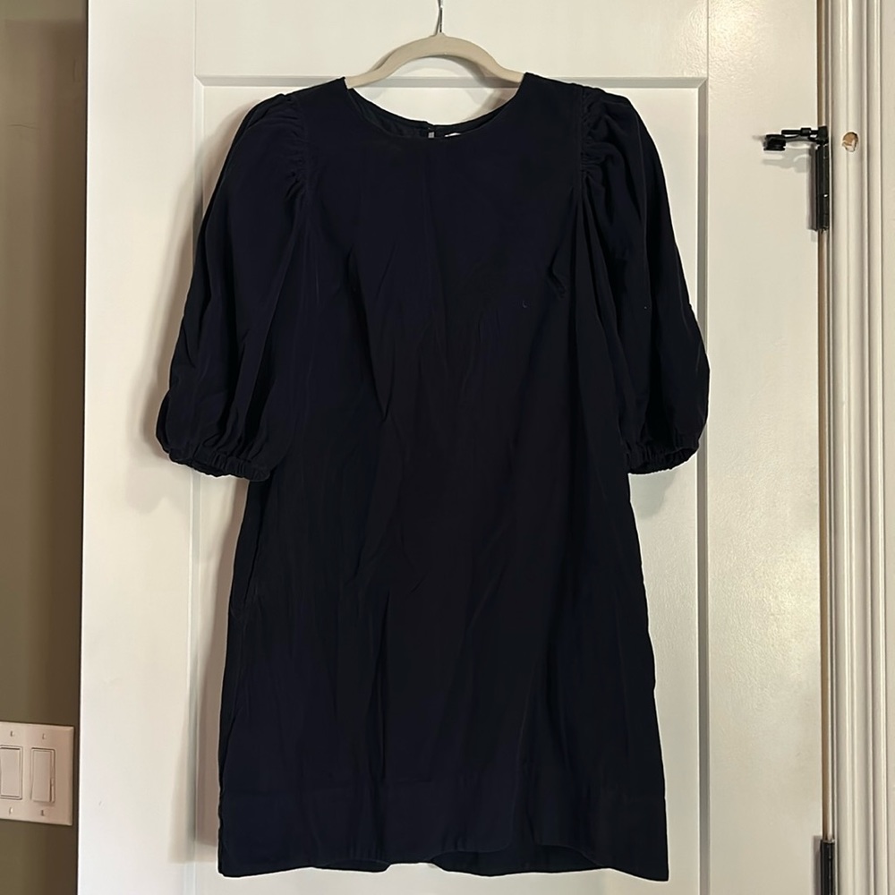 Navy thin courdory